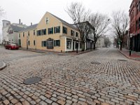 The intersection of William Street and Johnny Cake Hill in downtown New Bedford on a Friday morning which is usually busy with activity.  [ PETER PEREIRA/THE STANDARD-TIMES/SCMG ]