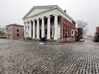 The intersection of N Water Street and Hamilston Street in downtown New Bedford on a Friday morning which is usually busy with activity.  [ PETER PEREIRA/THE STANDARD-TIMES/SCMG ]