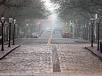 The view up Union Street in downtown New Bedford on a Friday morning which is usually busy with activity.  [ PETER PEREIRA/THE STANDARD-TIMES/SCMG ]