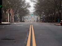 The view down Union Street in downtown New Bedford on a Friday morning which is usually busy with activity.  [ PETER PEREIRA/THE STANDARD-TIMES/SCMG ]