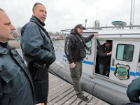 Fairhaven police are joined by the New Bedford police boat, which has side scanning sonar, during their search for Kenneth Parks who was reported missing Wednesday afternoon in Fairhaven. Mr. Parks was found by a homeowner sitting in her car parked in her driveway on Chestnut Street.