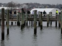 Police officers search for Kenneth Parks who was reported missing Wednesday afternoon in Fairhaven. Mr. Parks was found by a homeowner sitting in her car parked in her driveway on Chestnut Street.