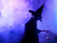 Lucky the Whaling City Witch is seen at the second Annual Whaling City Witches' Ball held at the Tryworks Auditorium of the First Unitarian Church building in downtown New Bedford.  PHOTO PETER PEREIRA