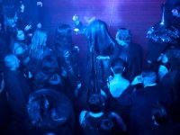 Lucky, the Whaling City Witch is seen setting the event during the opening ceremony at the second Annual Whaling City Witches' Ball held at the Tryworks Auditorium of the First Unitarian Church building in downtown New Bedford.    PHOTO PETER PEREIRA