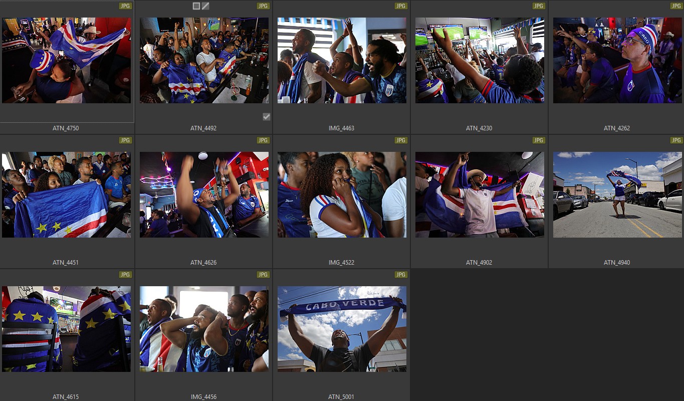 New Bedford's Cape Verdean community experiences every second of Cape Verde's surprising draw with Spain in their World Cup soccer game while attending a watch party at Praia Vibes Bar & Grill on Acushnet Avenue in New Bedford. PHOTO PETER PEREIRA